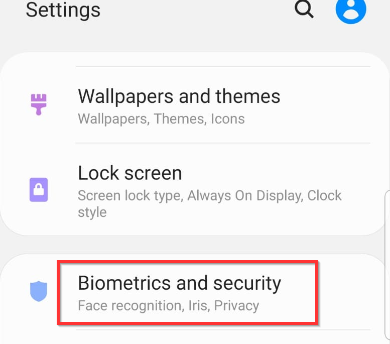 Biométrie et sécurité - Find my Samsung (Samsung Find my Mobile)