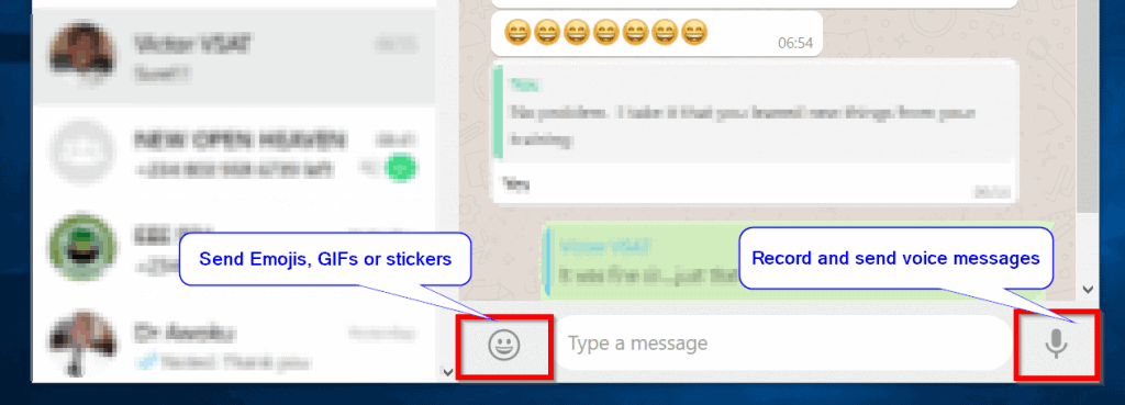 Comment utiliser WhatsApp Web pour envoyer des emojis, des GIF et des messages vocaux enregistrés