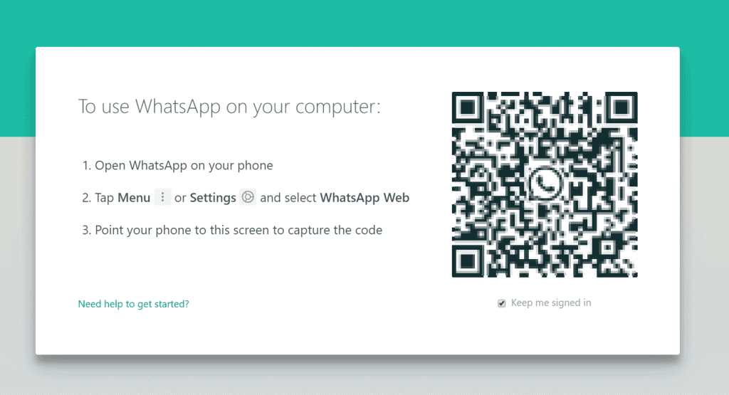 qr code WhatsApp