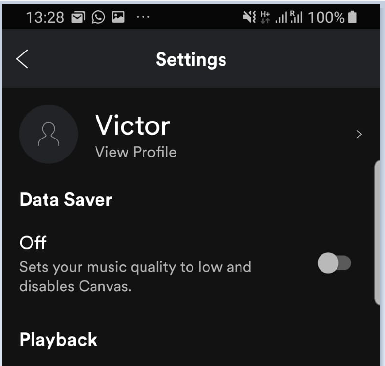 Comment changer l'image de profil sur Spotify (application Android) - paramètres de profil