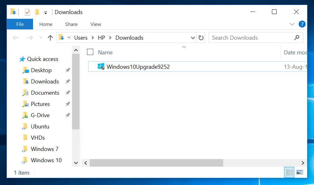 installer manuellement la mise à jour Windows 10 1903
