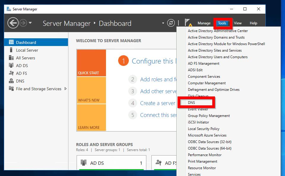 how to install and configure dns on windows server 2016 - How to Create a Forward Lookup Zone