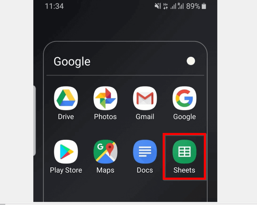 Comment figer une ligne dans Google Sheets à partir de l'application Android