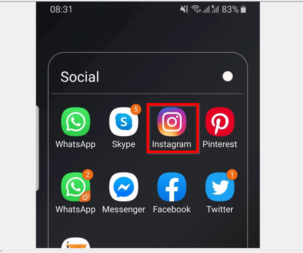 Comment se déconnecter d'Instagram à partir d'Android