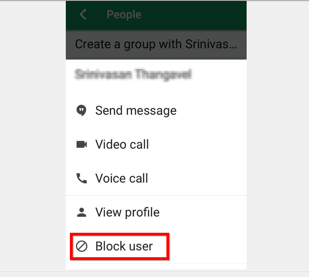 Comment bloquer quelqu'un sur Google Hangouts depuis l'application iPhone