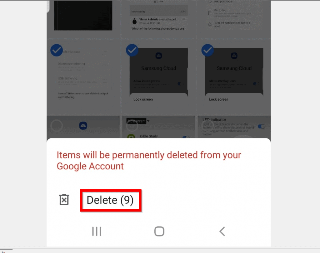 Comment supprimer Google Photos de l'application Android