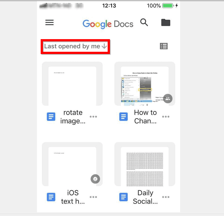 Comment passer en paysage dans Google Docs (depuis l'application iPhone)