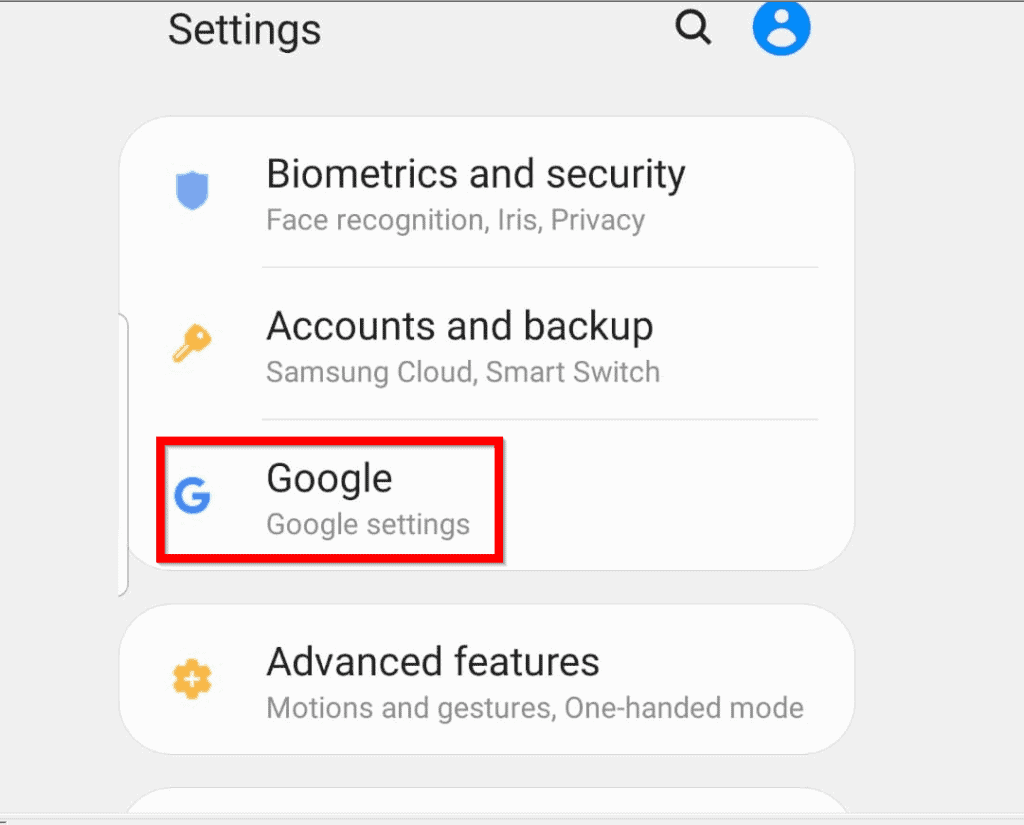 Comment supprimer l'image de profil Google sur Android