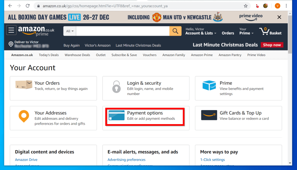 Comment supprimer une carte de crédit d'Amazon sur un PC (Amazon.com)s
