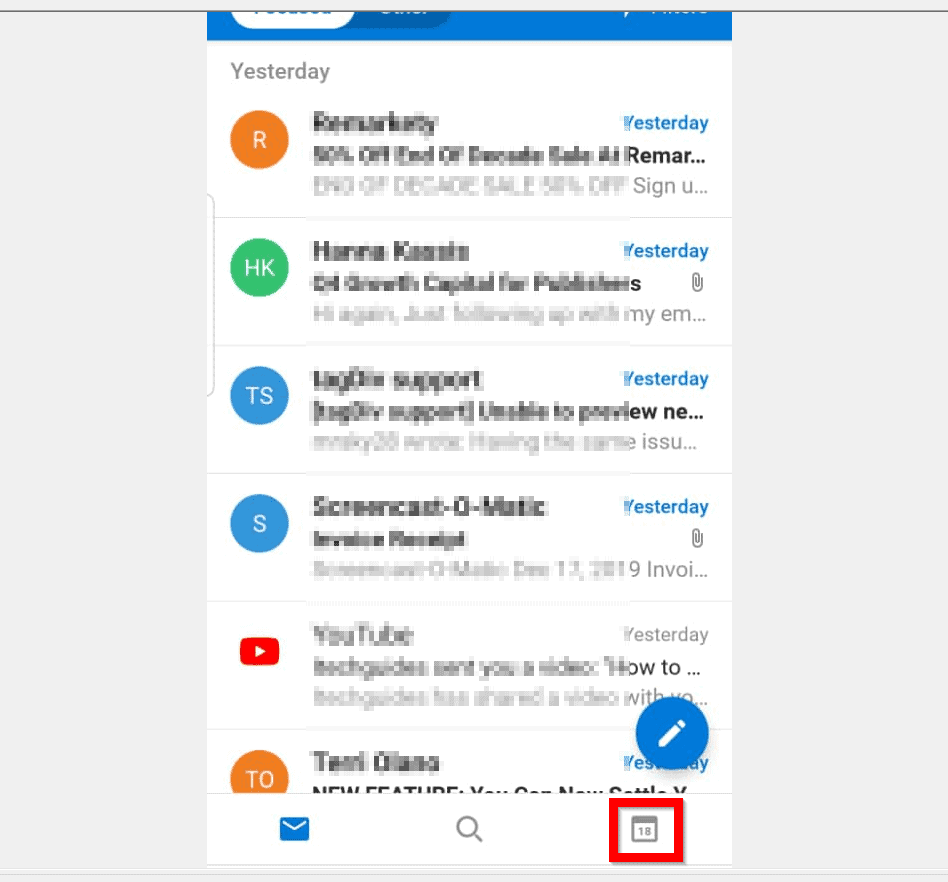 Comment envoyer une invitation de calendrier dans Outlook à partir de l'application Android
