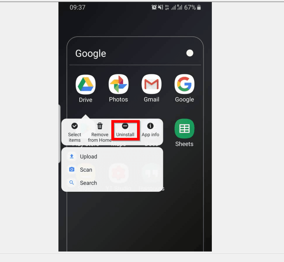 Comment désinstaller Google Drive d'Android 