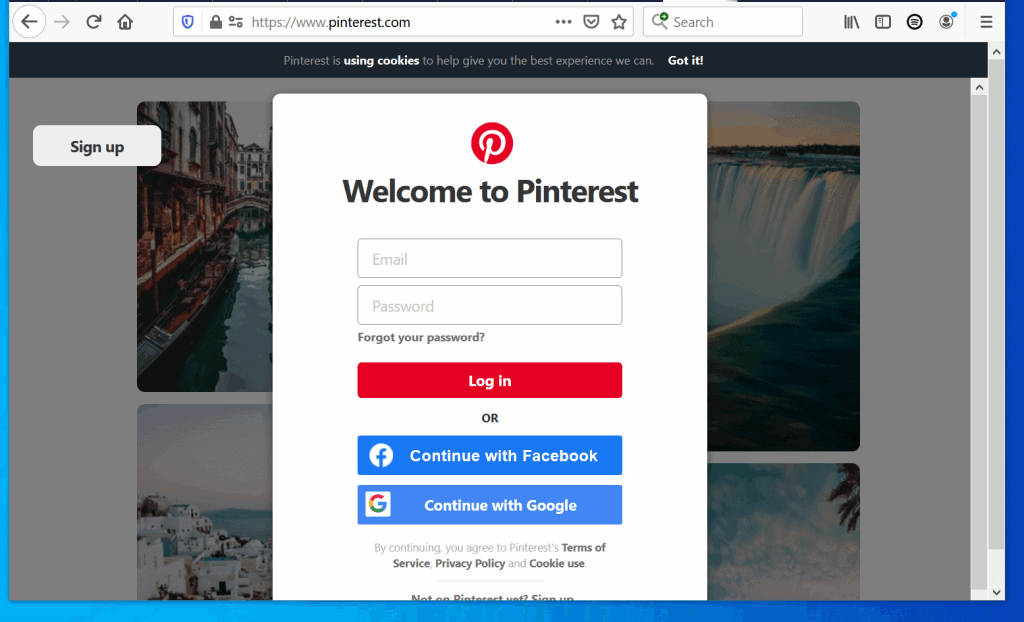 Comment trouver des personnes sur Pinterest à partir d'un PC (Pinterest.com)