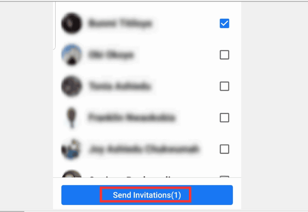 Comment inviter des personnes à aimer votre page Facebook à partir de l'application Android