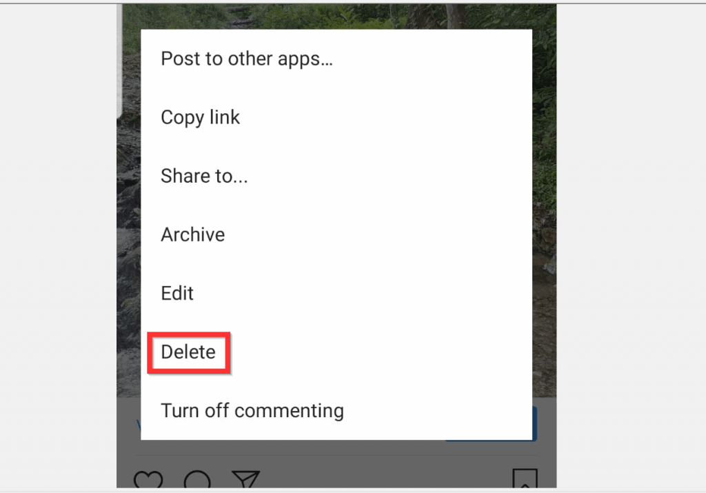 Comment supprimer une publication Instagram d'Android