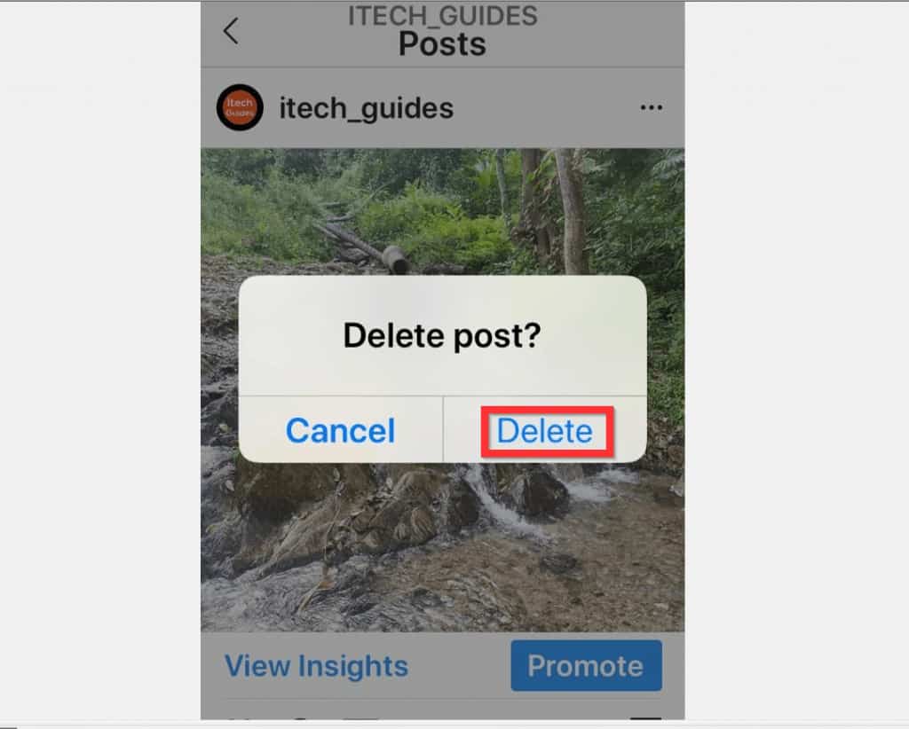 Comment supprimer une publication Instagram de l'iPhone