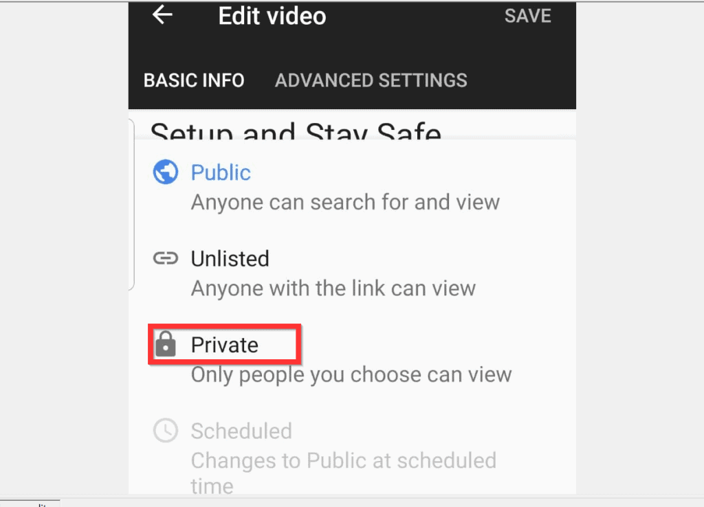 Comment rendre des vidéos YouTube privées à partir d'Android ou d'iPhone
