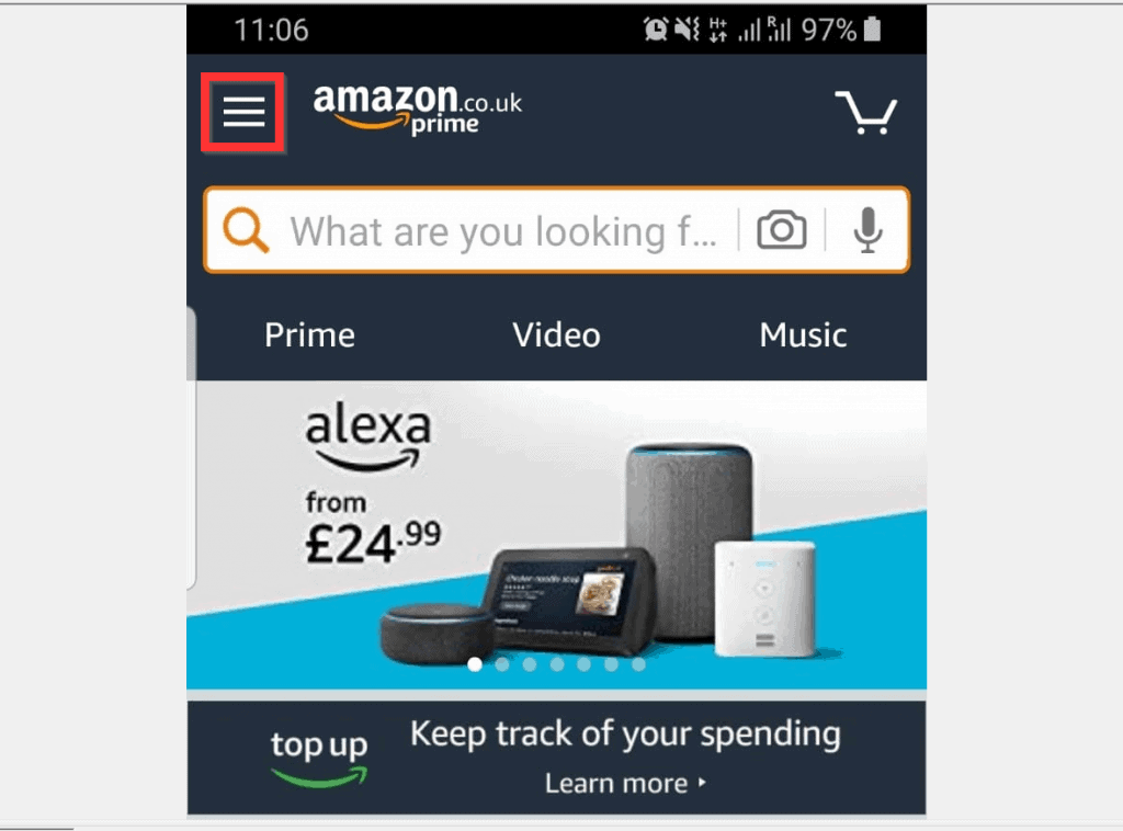 Comment vérifier le solde de la carte-cadeau Amazon à partir de l'application d'achat