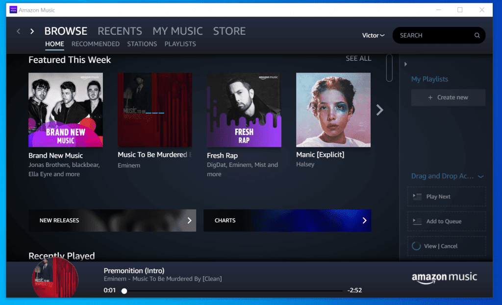 Comment télécharger Amazon Music depuis Windows 10