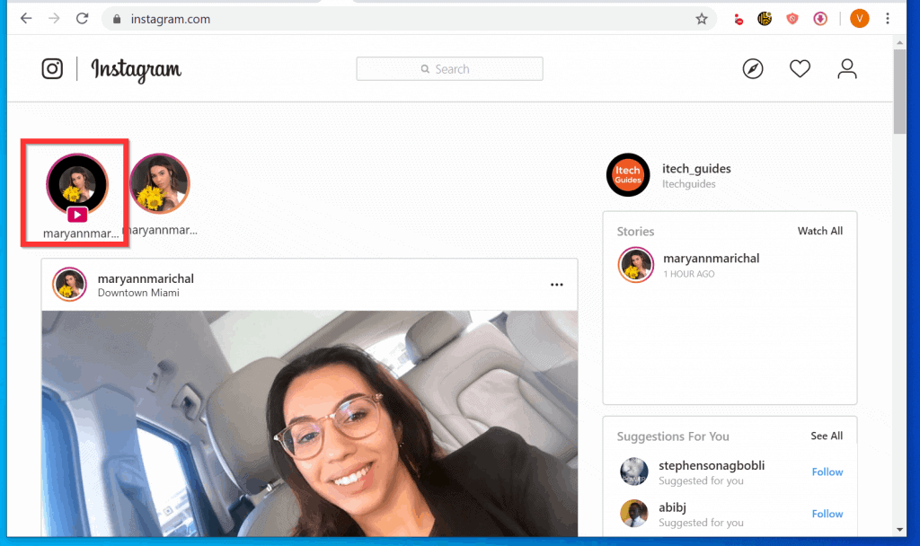 Comment regarder Instagram en direct sur PC avec "IG Stories pour Instagram" - Comment regarder des vidéos en direct des personnes que vous suivez 