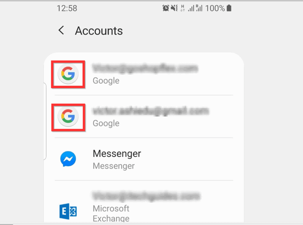 Comment supprimer un compte Google du téléphone (Android)