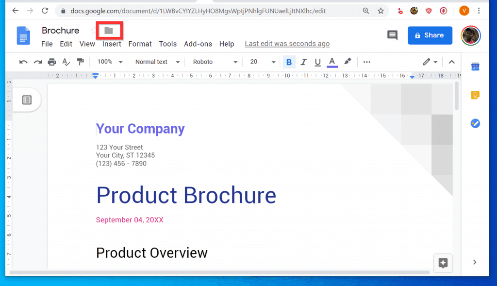 Comment créer un dossier dans Google Docs à partir d'un PC (Docs.Google.com)