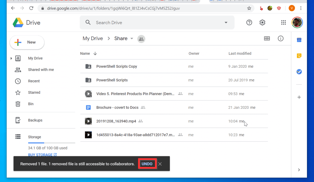 Comment supprimer des fichiers de Google Drive à partir d'un PC