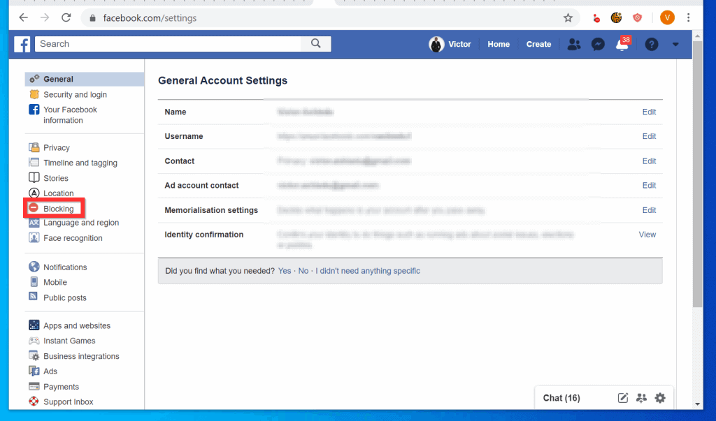 Comment débloquer quelqu'un sur Facebook Messenger depuis un PC