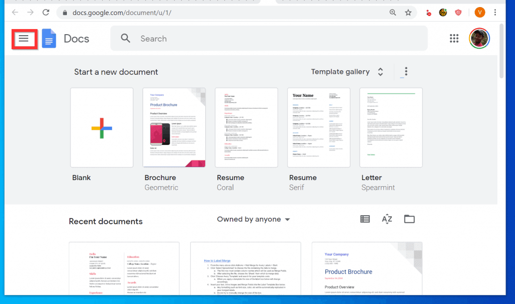 Comment créer une table des matières dans Google Docs à partir d'un PC