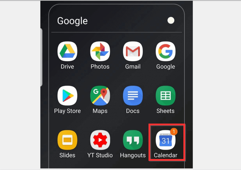 Comment envoyer une invitation Google Agenda depuis l'application Android