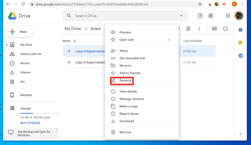 Comment copier un dossier dans Google Drive à partir d'un navigateur