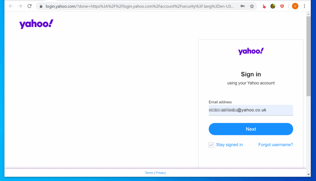 Comment changer le mot de passe Yahoo Mail à partir d'un PC