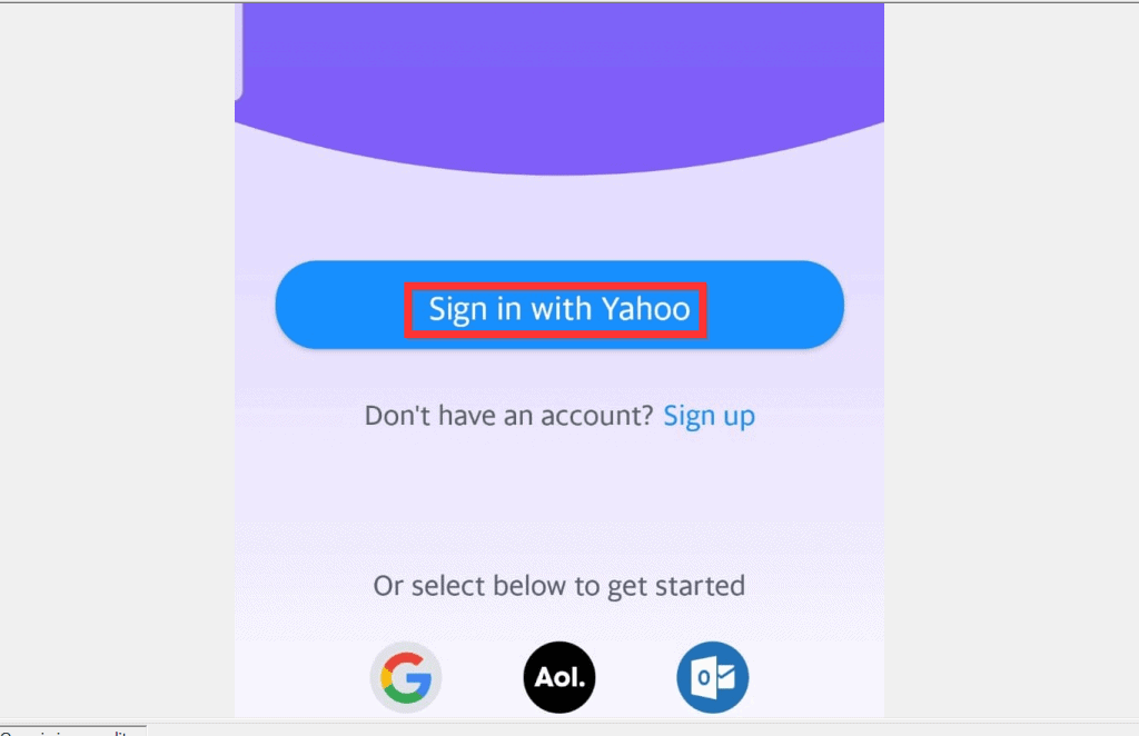 Comment changer le mot de passe Yahoo Mail Android