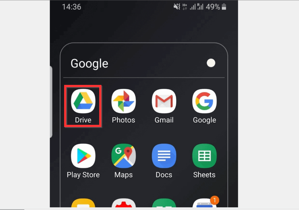 Comment télécharger des photos sur Google Drive depuis Android