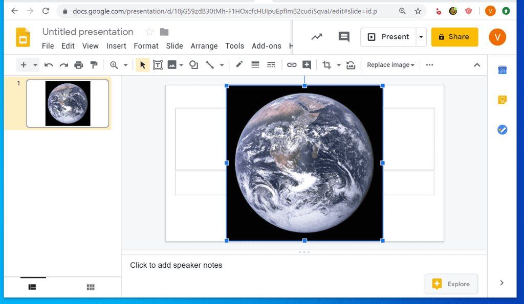 Comment insérer un GIF dans Google Slides à partir d'un PC - Rechercher sur le Web
