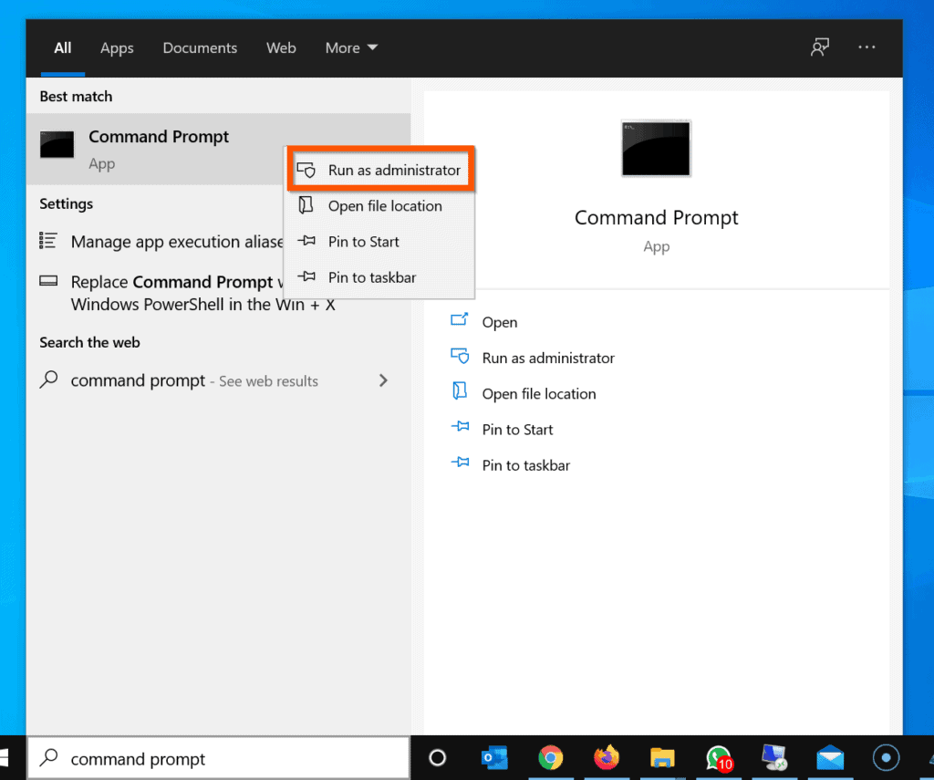 Comment redimensionner une partition sur Windows 10 avec DISKPART