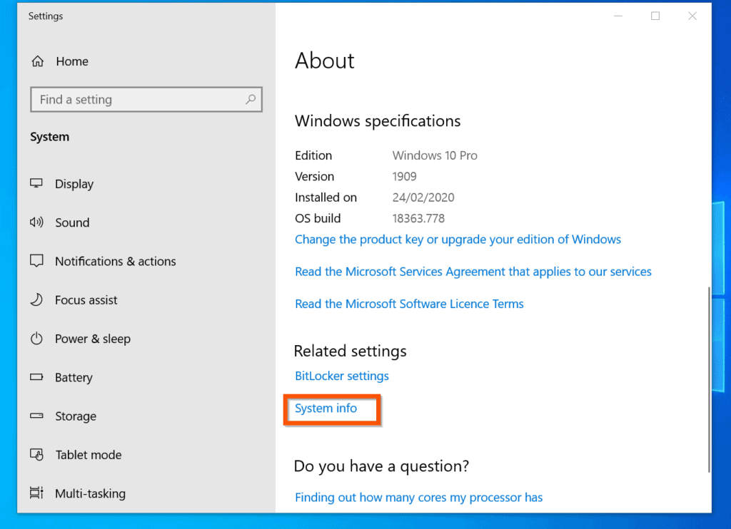 Comment modifier l'ordre de démarrage dans Windows 10 à partir des paramètres système avancés