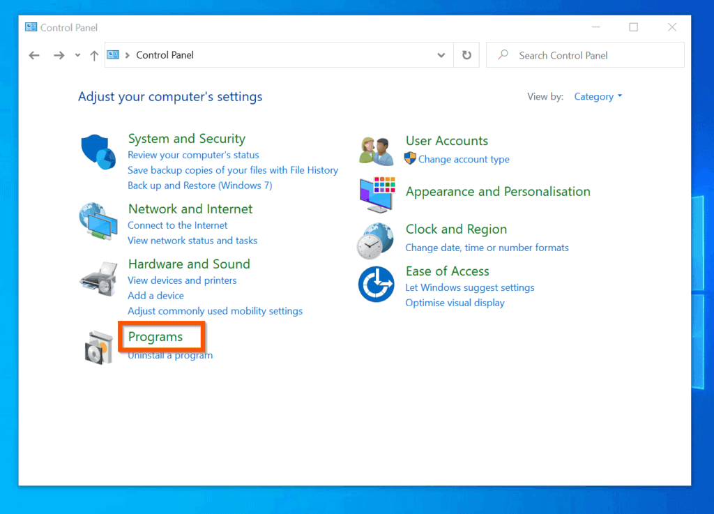 Comment désinstaller Internet Explorer sur Windows 10 à partir des fonctionnalités Windows