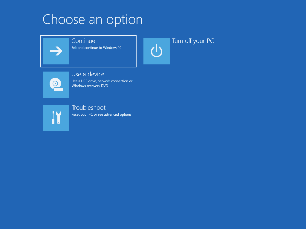 Comment réinitialiser Windows 10 sans mot de passe : étape 1 - Démarrez Windows 10 au démarrage avancé