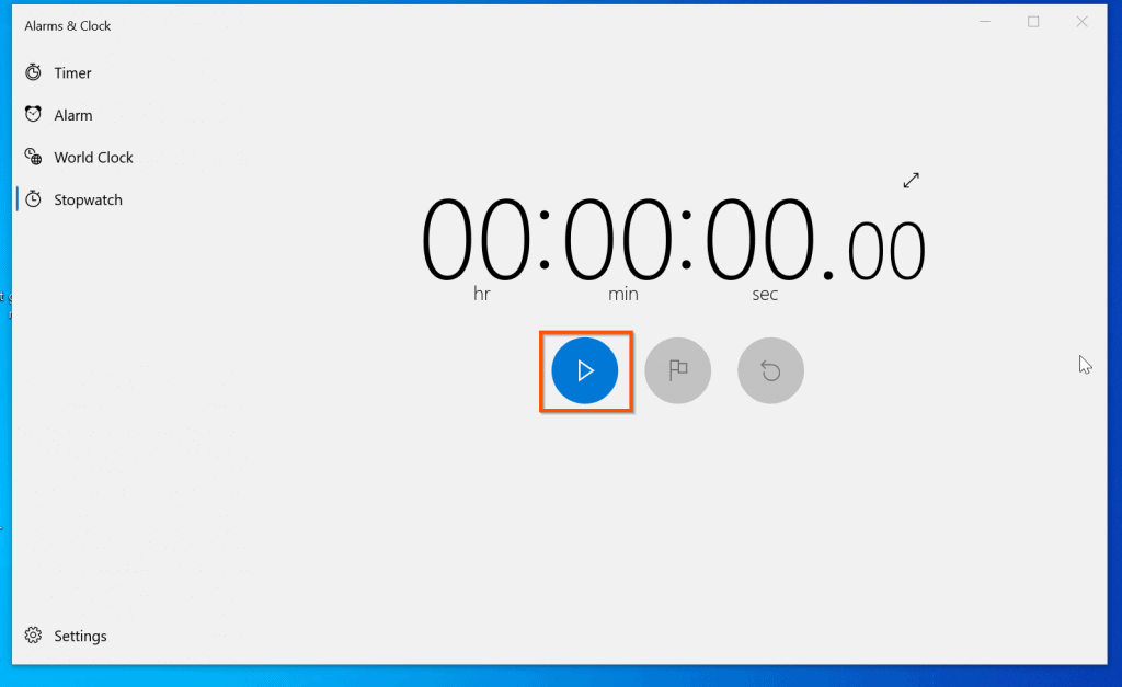 Comment utiliser le chronomètre dans les alarmes et l'horloge de Windows 10