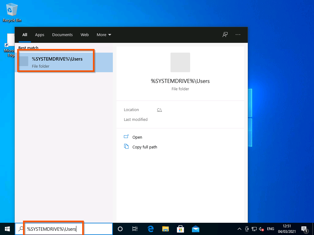 Comment renommer le dossier utilisateur dans Windows 10