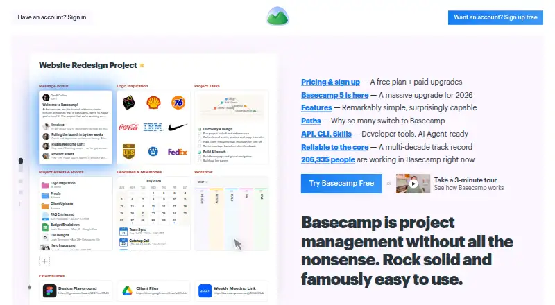 Basecamp screenshot