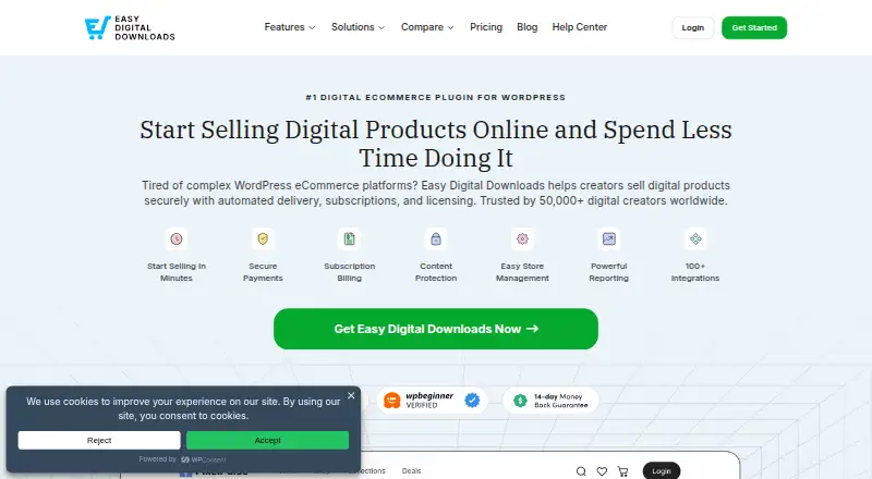Easy Digital Downloads screenshot