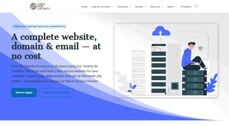 Free For Charity Hosting screenshot