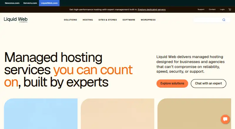 Liquid Web Managed VPS screenshot