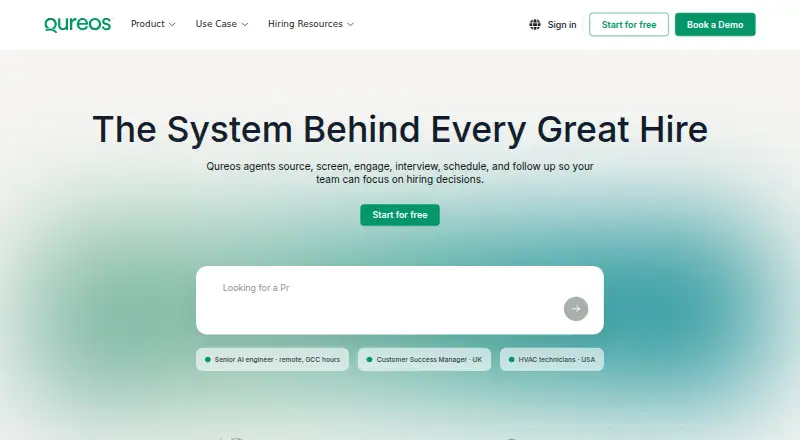 Qureos screenshot