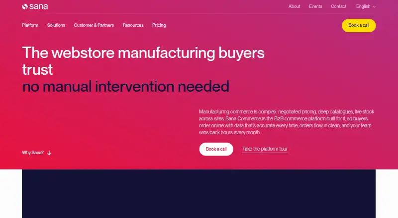 Sana Commerce screenshot