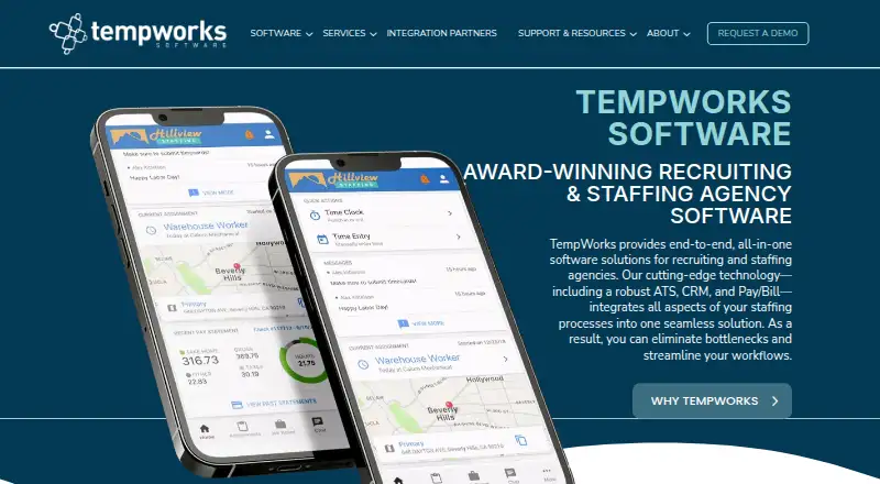 TempWorks screenshot