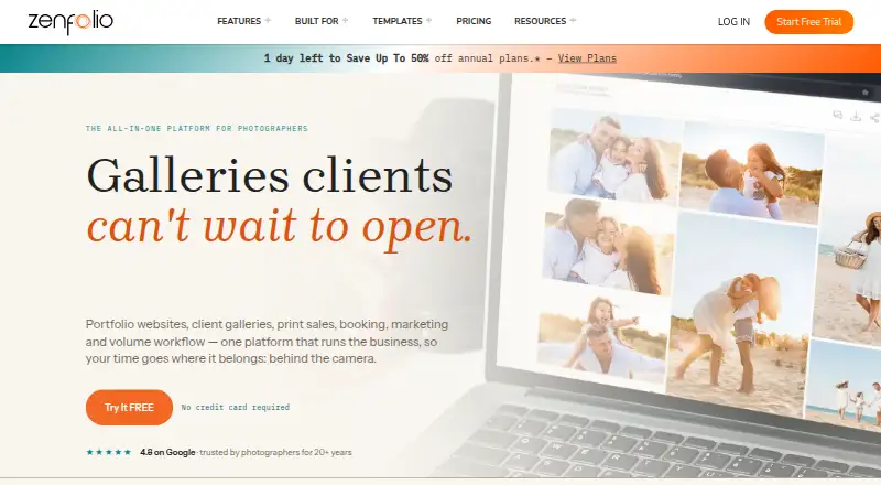 Zenfolio screenshot