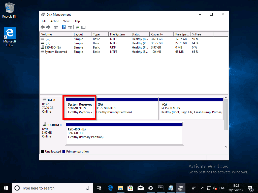 windows 8.1 disk manager