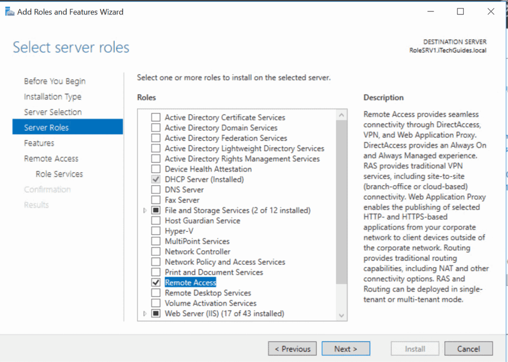 настройка dhcp windows server dhcp relay. Select Remote Access. настройка dhcp windows server dhcp relay фото. настройка dhcp windows server dhcp relay-Select Remote Access. картинка настройка dhcp windows server dhcp relay. картинка Select Remote Access. Протокол DHCP является широковещательным (FAQ по протоколу DHCP) и по умолчанию его пакеты не пересылаются маршрутизаторами из одной сети в другую (маршрутизатор разбивает на части широковещательный домен). Однако это не означает, что в каждой подсети должен находиться отдельный DHCP сервер. Ведь, согласитесь, было бы нелогично в сложных и распределенных сетях со множеством подсетей размещать в каждой подсети с клиентами отдельный DHCP сервер (это неудобно с точки зрения управления и лишнего количества администрируемых единиц оборудования). Гораздо более изящнее и удобнее было бы иметь в сети один DHCP сервер, который будет можно централизованно администрировать, и кроме того, обеспечить его высокую доступность за счет кластеризации.